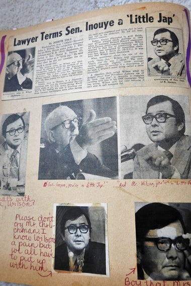 Watergate scrapbook, Inouye.